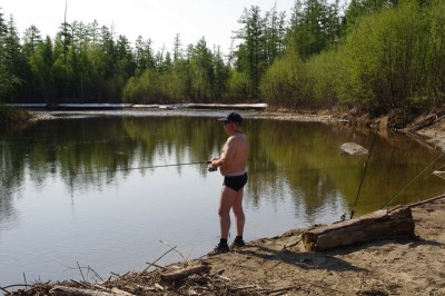 Палыч на первой рыбалке