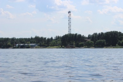 Одна из баз бывшего сами знаете кого, недалеко от Межигорья.