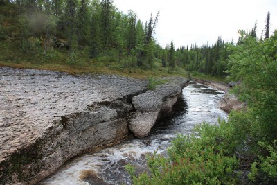 Каньон сразу после водопада
