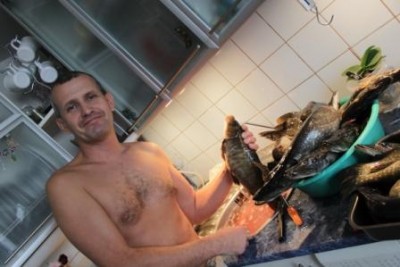 Чищу улов